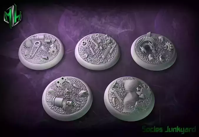 socles junkyard  3D print model