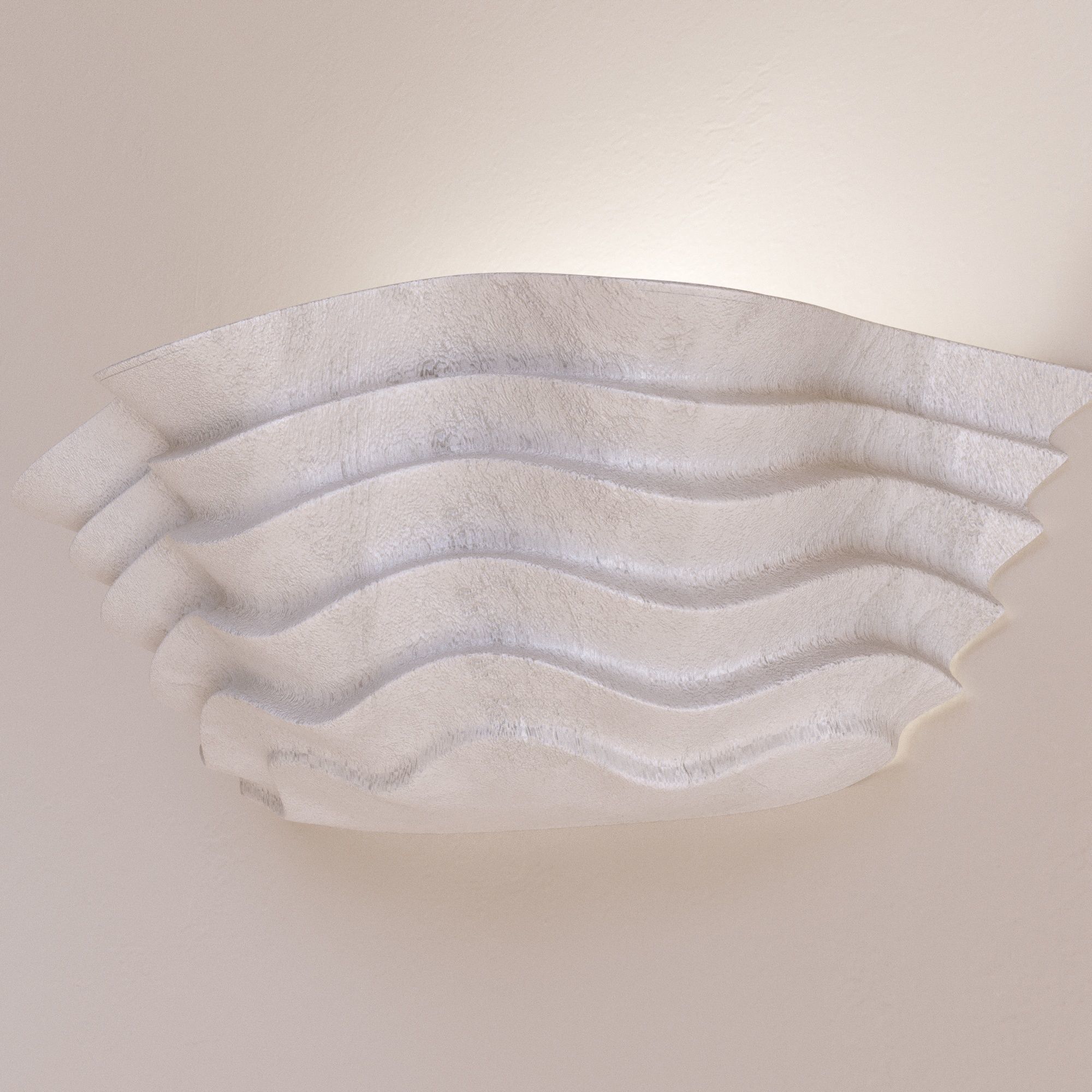 Shell Plaster Sconce by Liz O Brien 3D model_5