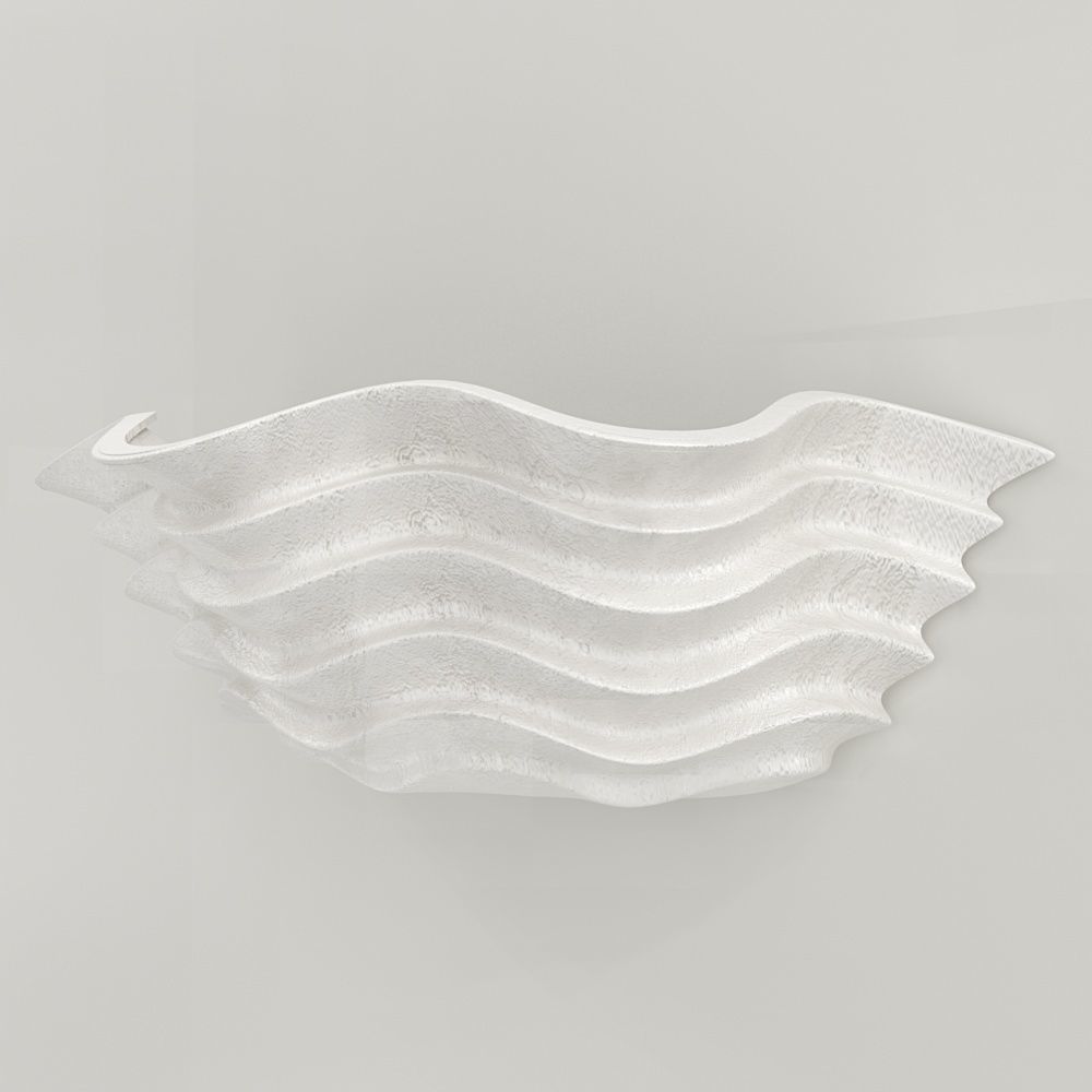 Shell Plaster Sconce by Liz O Brien 3D model_14