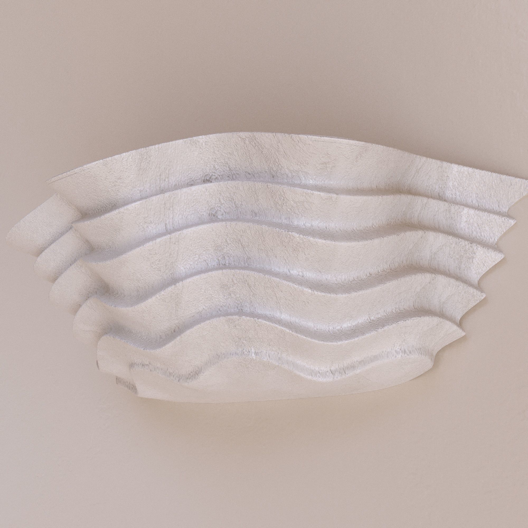 Shell Plaster Sconce by Liz O Brien 3D model_4