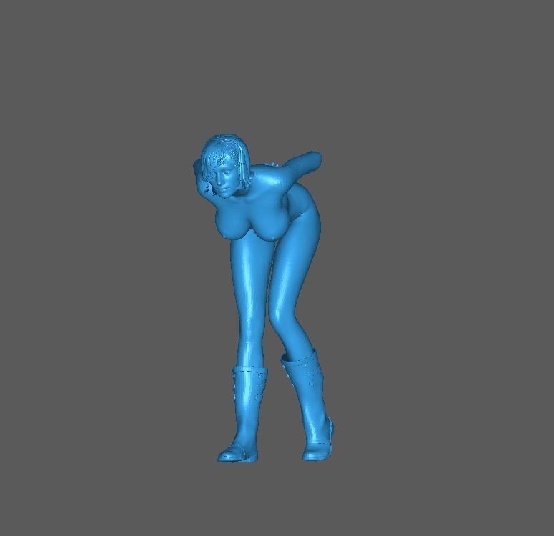 Figure Rina Sexy Girl 1-64 Scale 3D print model_4