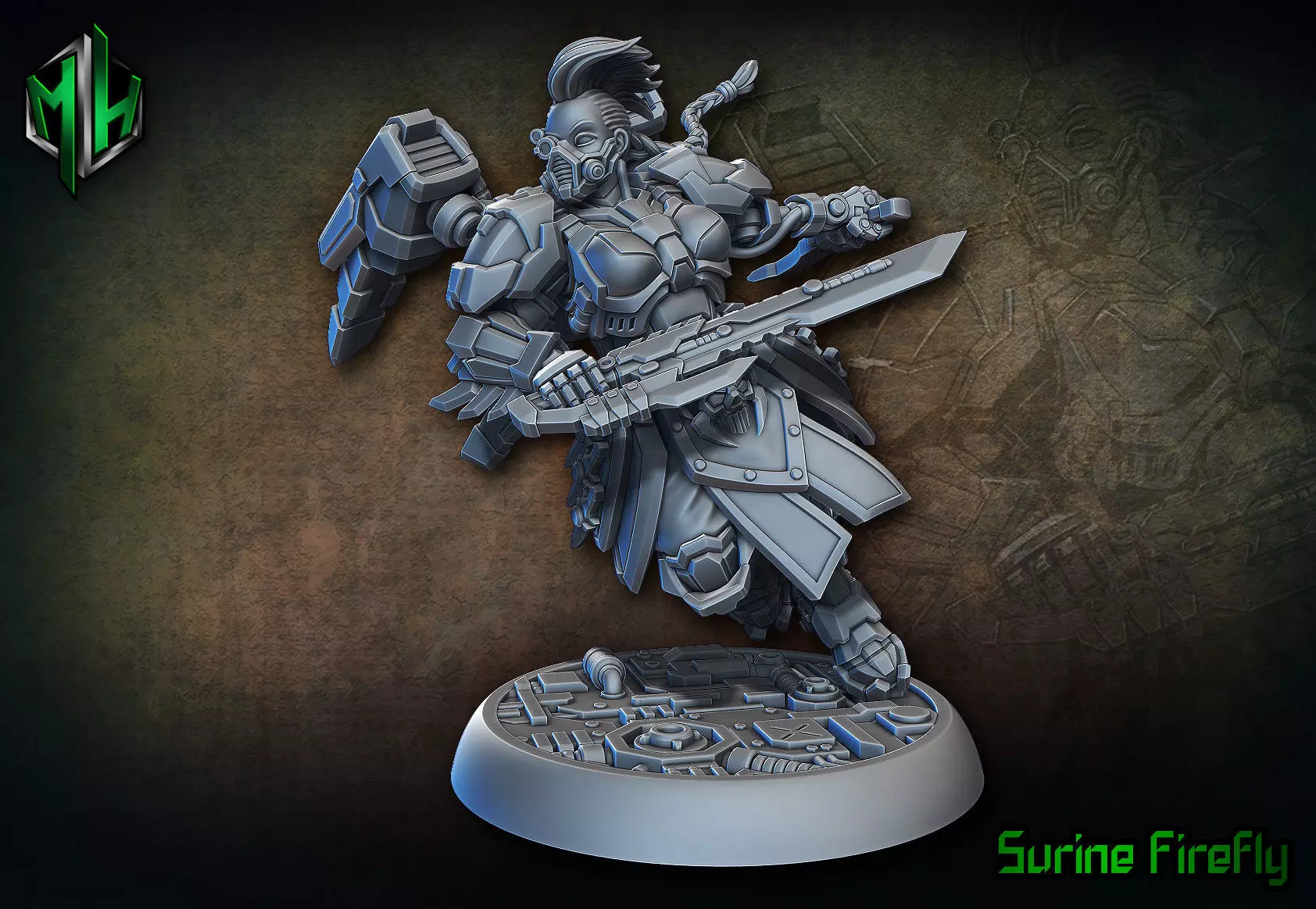 Surine firefly 28mm 3D print model