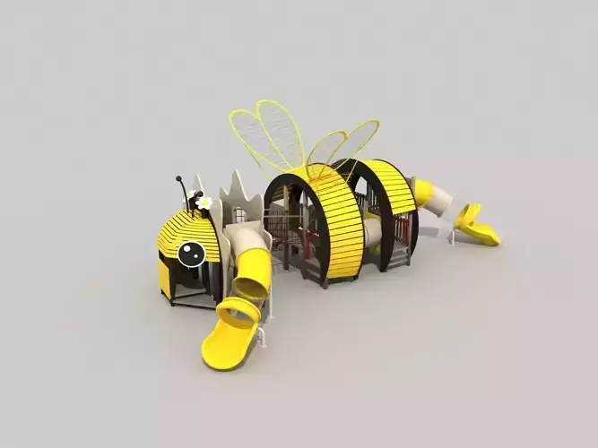 Bee theme playground 3D model