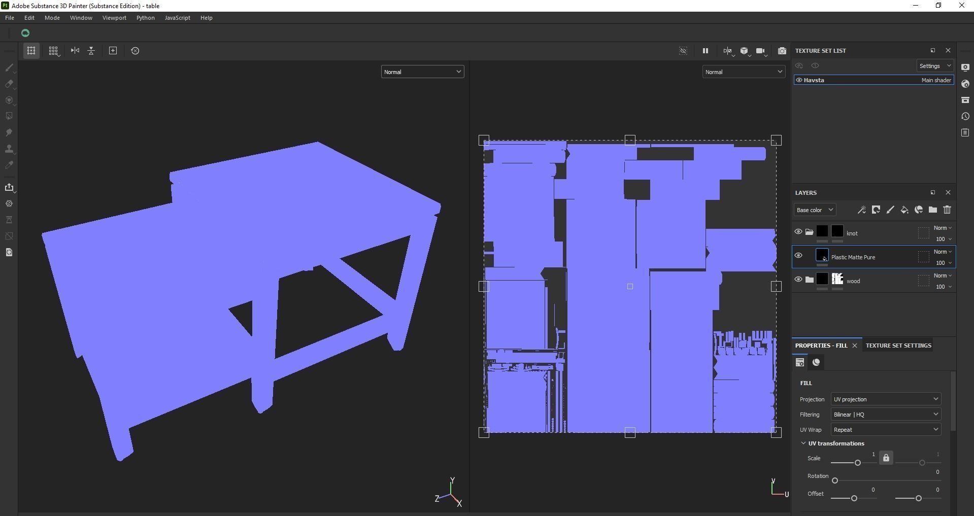 Nest of table - Coffee table - Side table - End table Low-poly 3D model_15