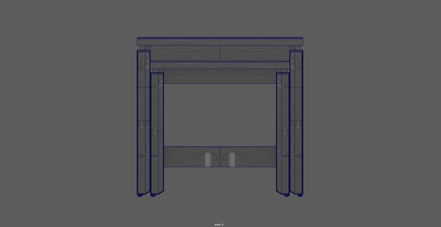 Nest of table - Coffee table - Side table - End table Low-poly 3D model_21