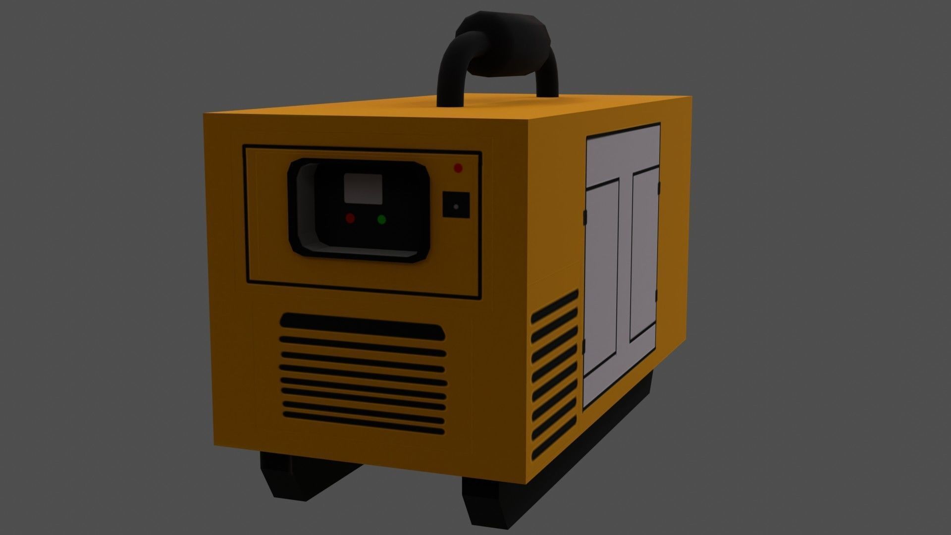 Generator - Low Poly - Game Ready - PBR Low-poly 3D model_9