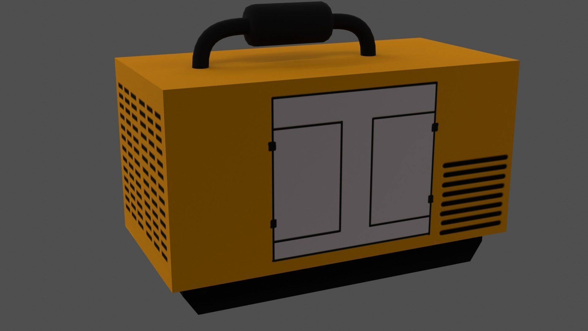 Generator - Low Poly - Game Ready - PBR Low-poly 3D model_5