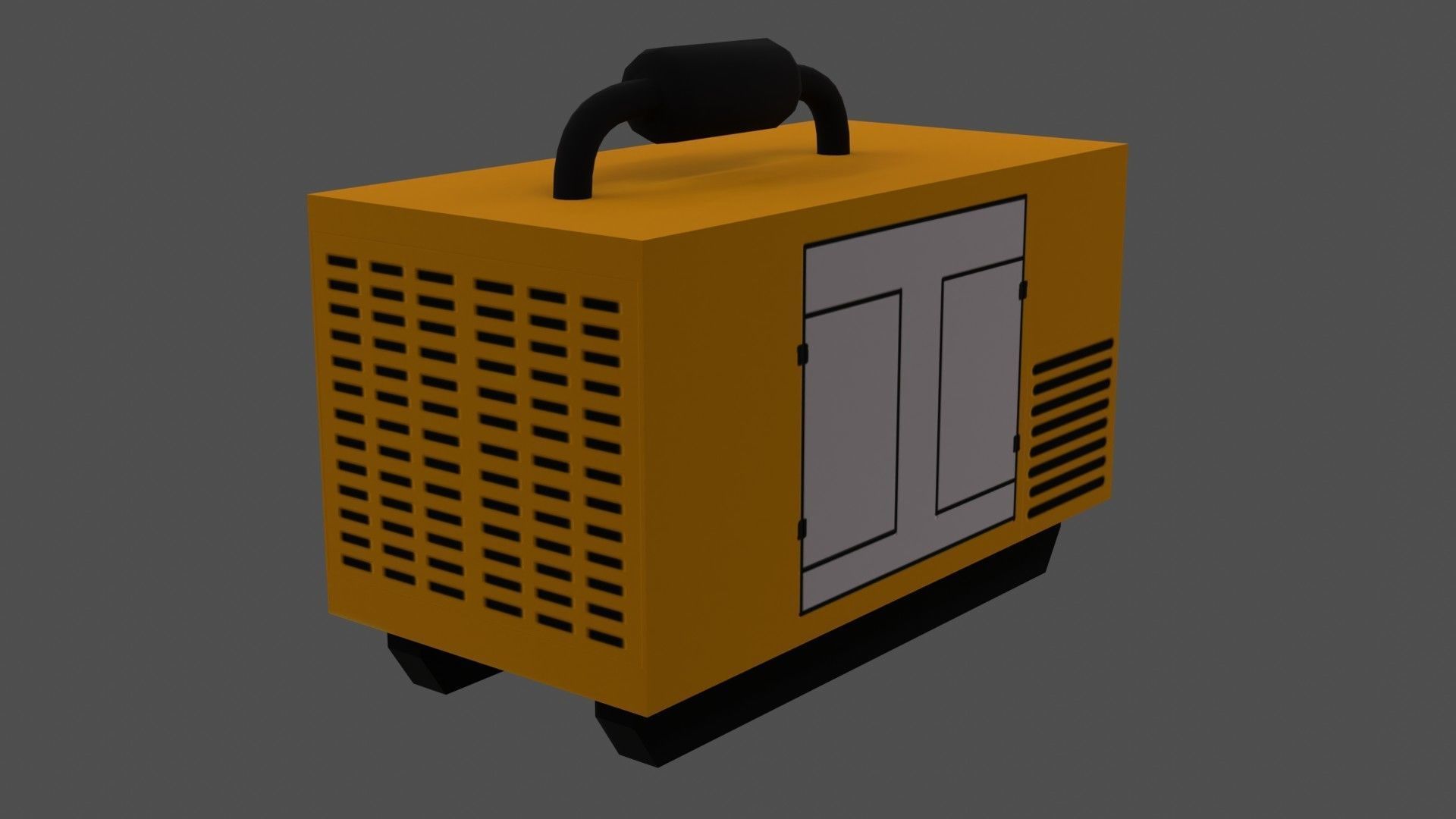Generator - Low Poly - Game Ready - PBR Low-poly 3D model_4