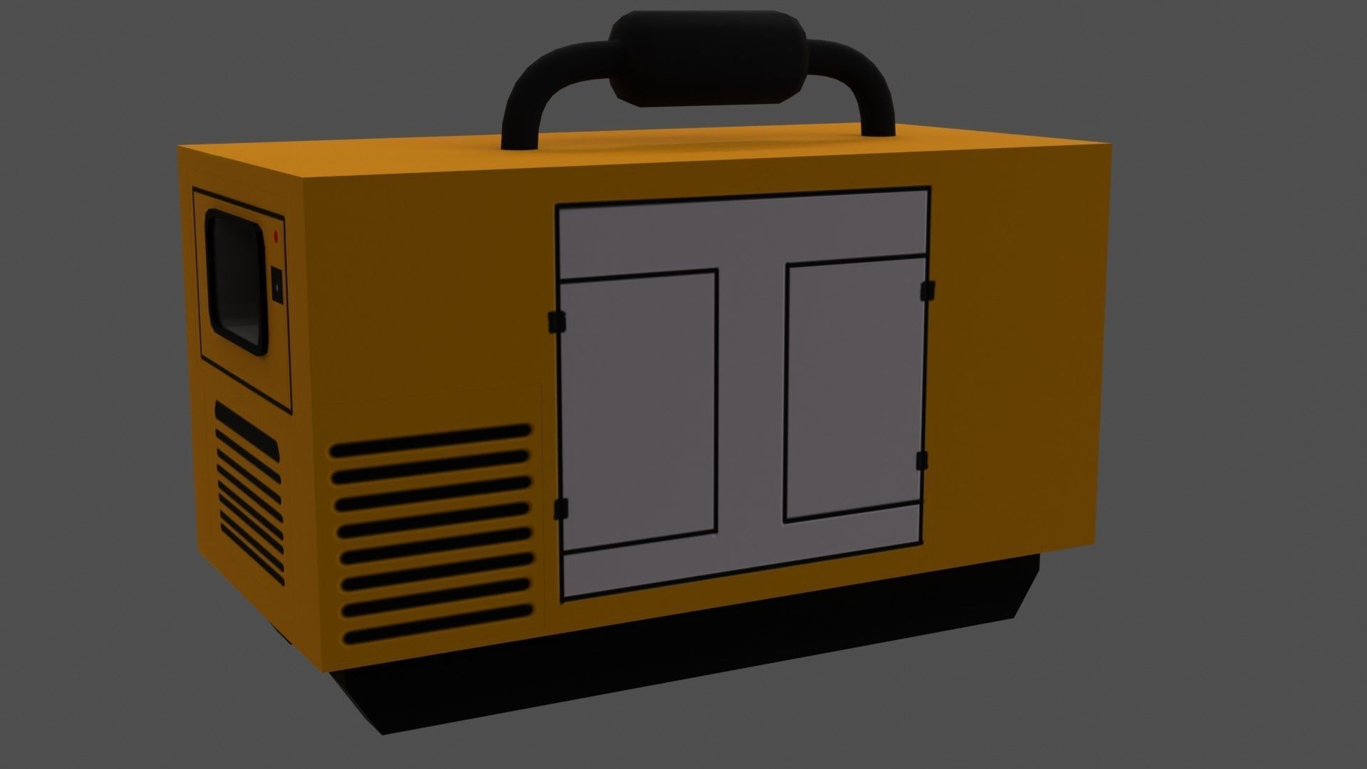 Generator - Low Poly - Game Ready - PBR Low-poly 3D model_1