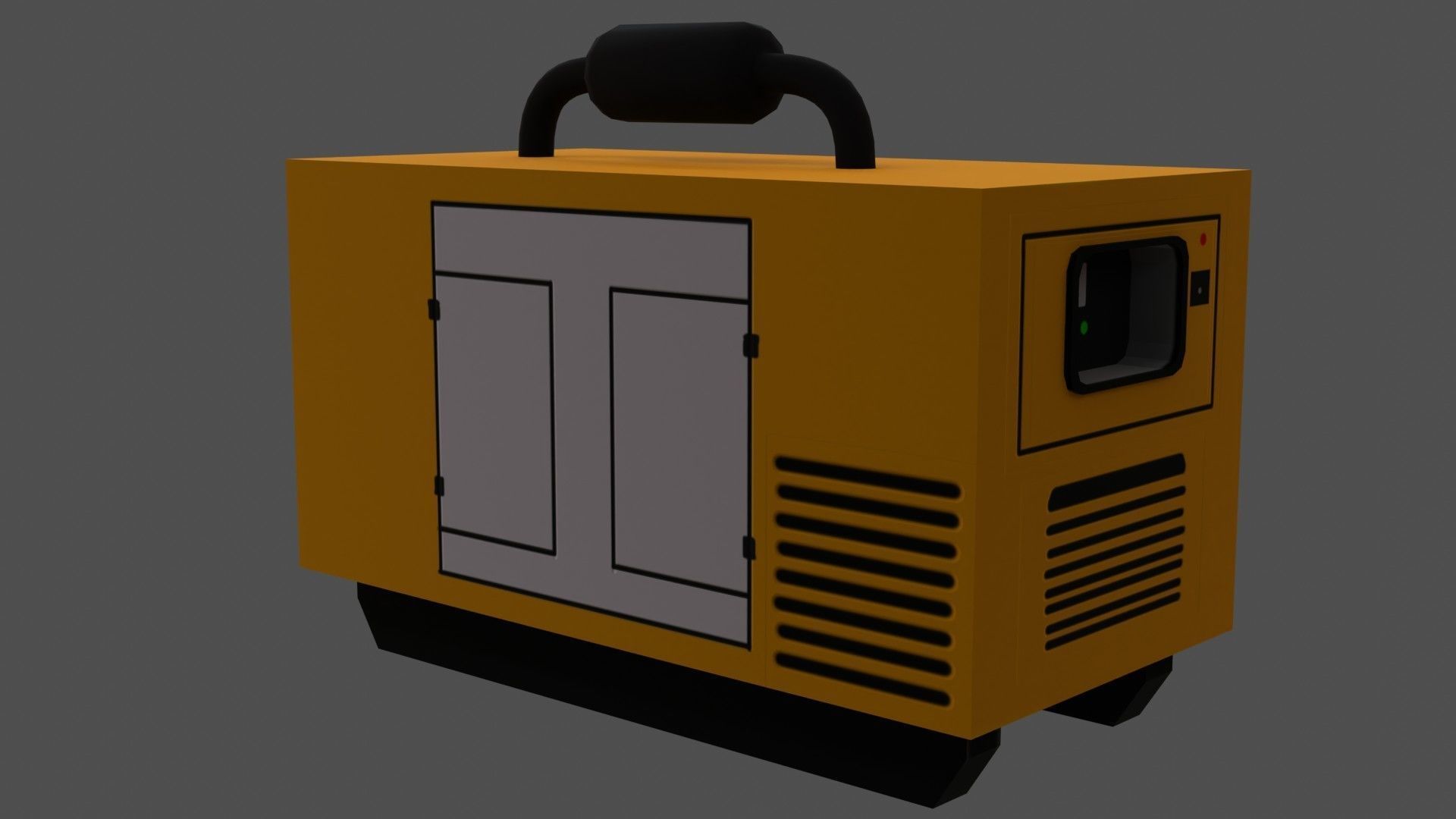 Generator - Low Poly - Game Ready - PBR Low-poly 3D model_6