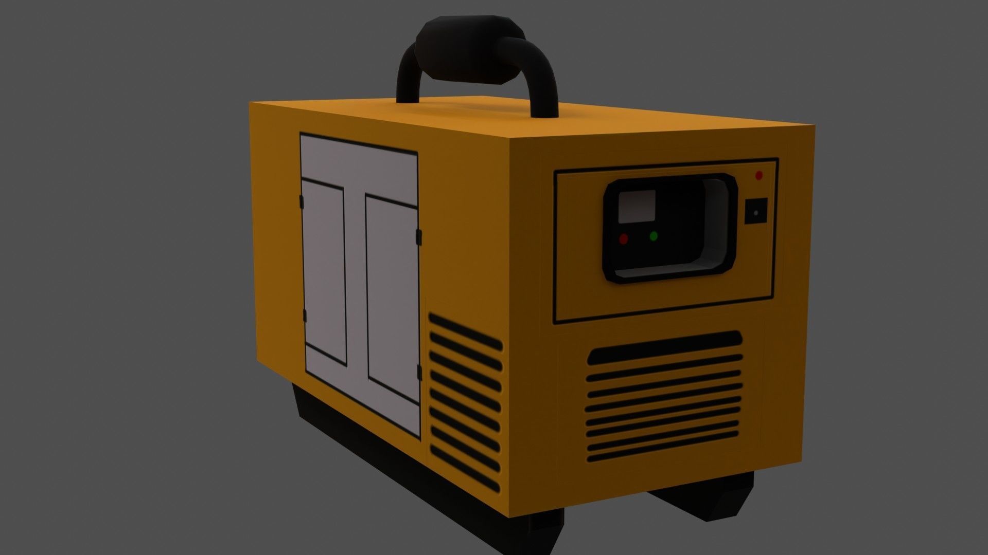Generator - Low Poly - Game Ready - PBR Low-poly 3D model_7