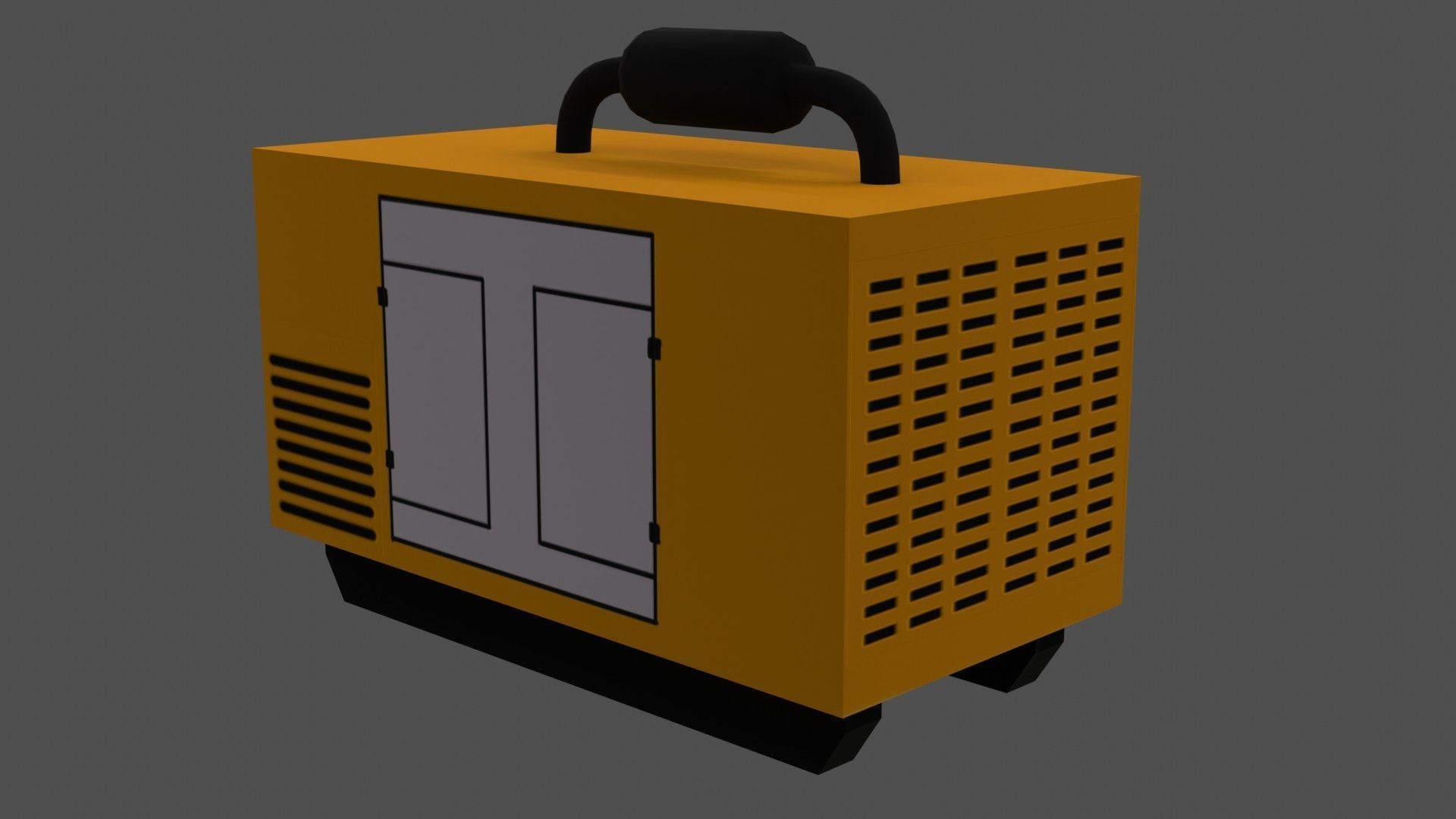 Generator - Low Poly - Game Ready - PBR Low-poly 3D model_2