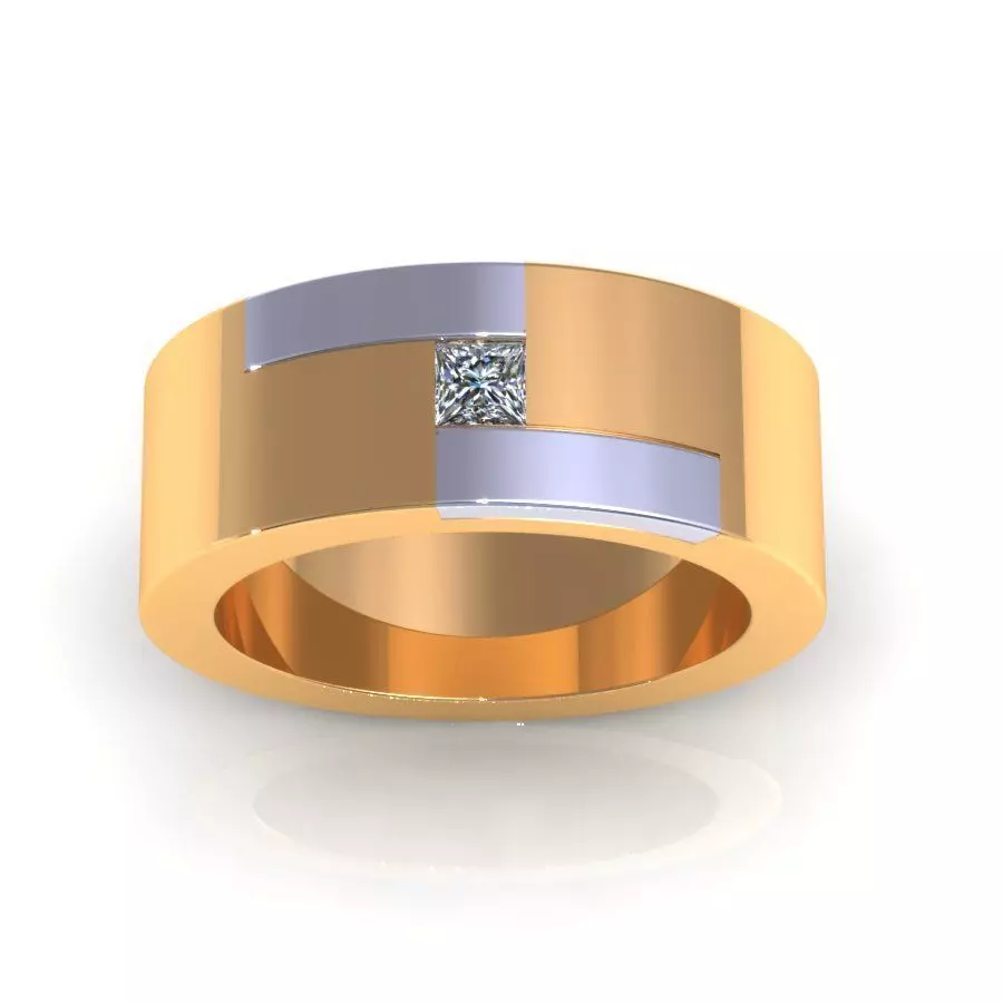Wedding Band 3D print model_0