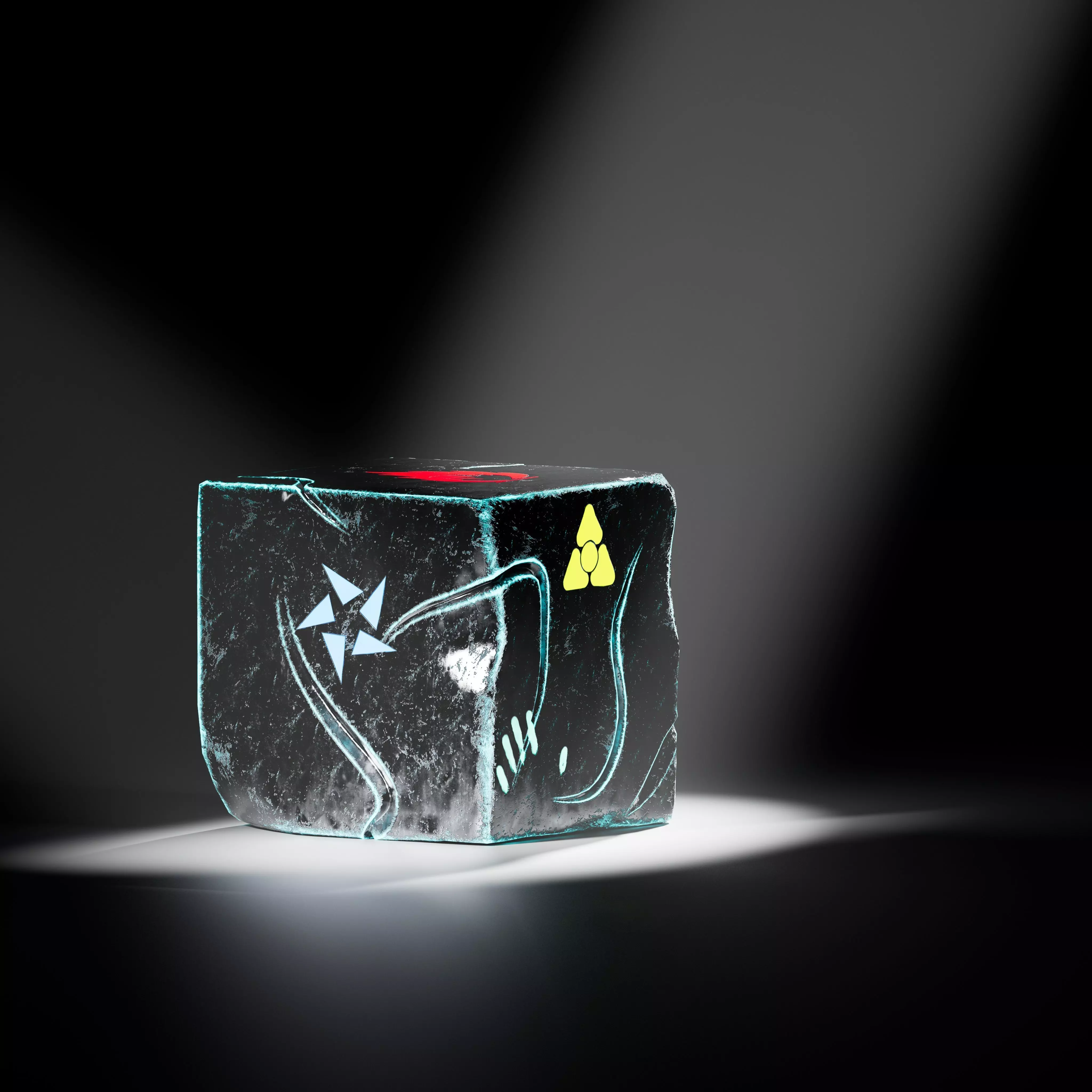 Magical Cube Low-poly 3D model
