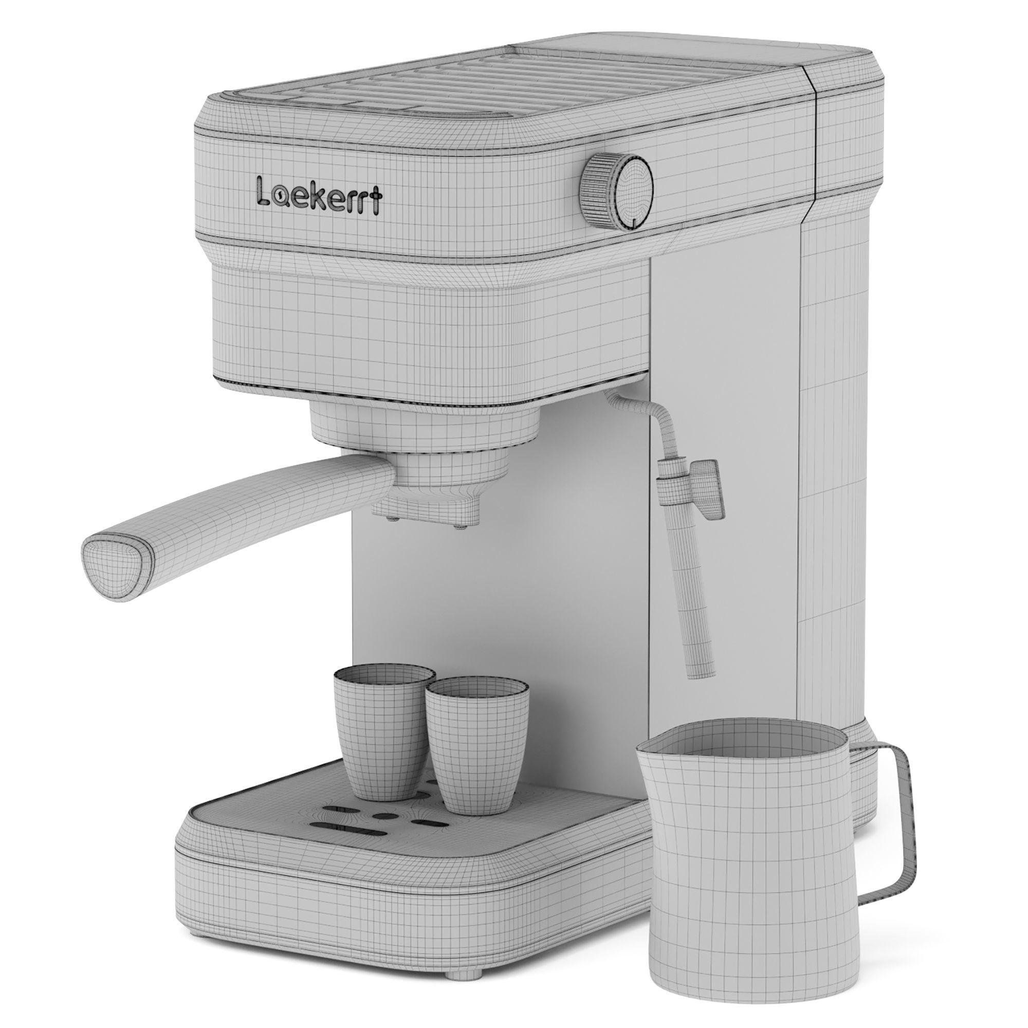 Espresso coffee machine by LAEKERRT 3D model_6