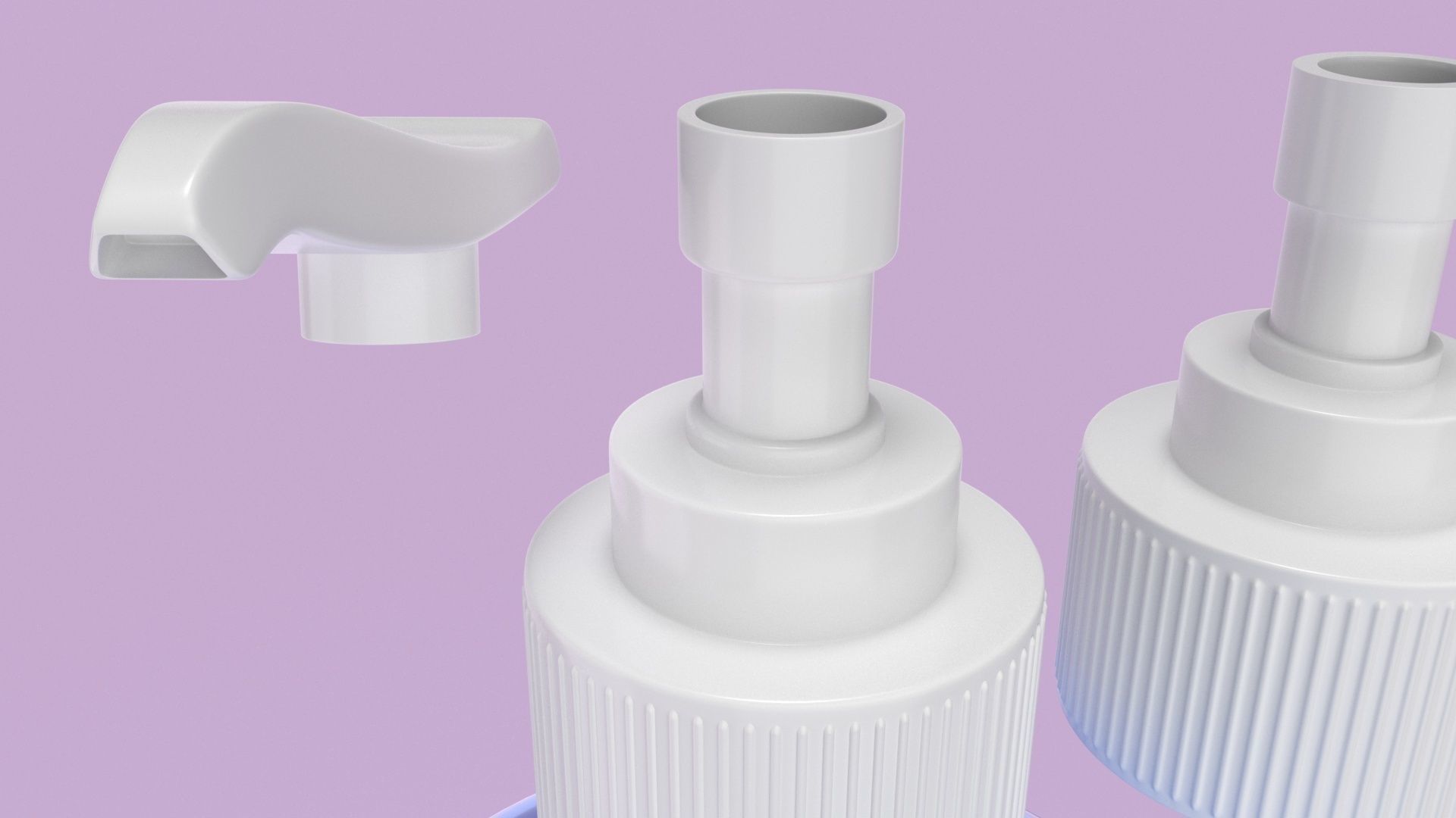 Soap and Shampoo Bottle 3D model_2