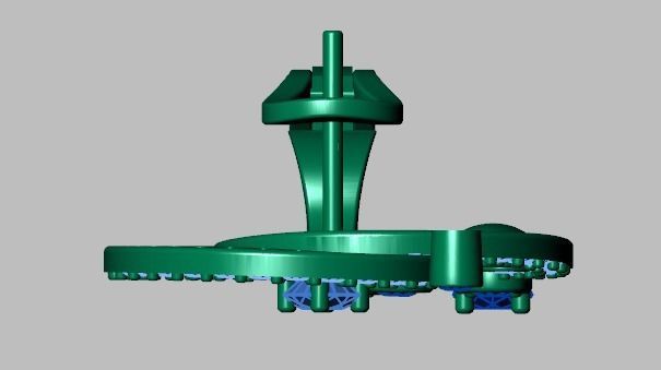 Earring model 0263 3D printable model14 3D print model_16