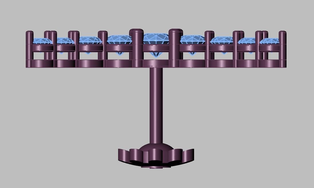 Earring model 0264 3D printable model15 3D print model_14