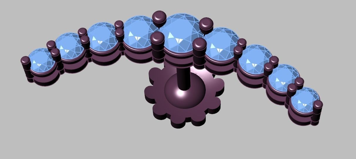 Earring model 0264 3D printable model15 3D print model_13