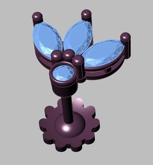 Earring model 0264 3D printable model15 3D print model_12