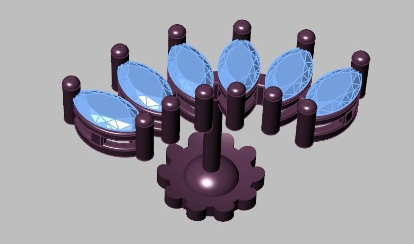 Earring model 0264 3D printable model15 3D print model_20