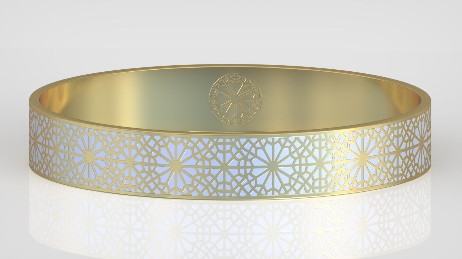 Bracelet model 3D printable model 0027 3D print model_2