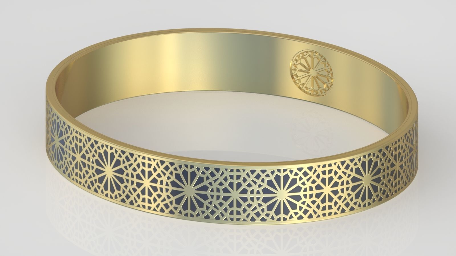 Bracelet model 3D printable model 0027 3D print model_7