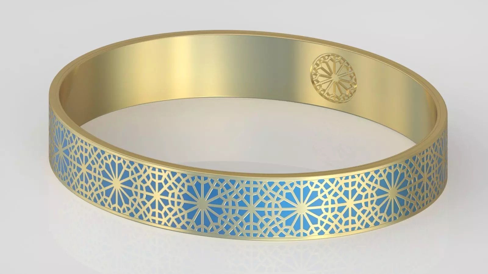 Bracelet model 3D printable model 0027 3D print model_0