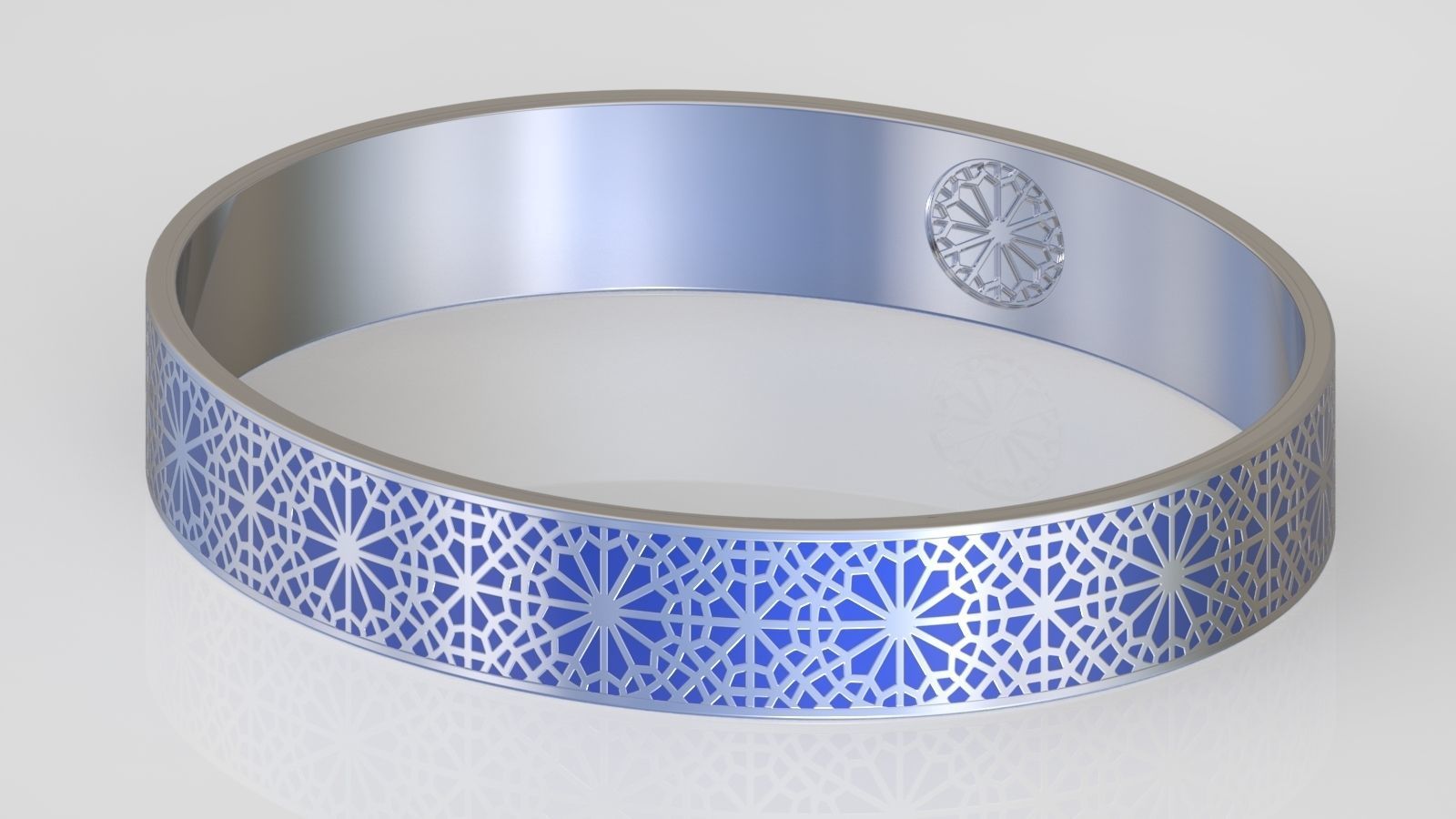 Bracelet model 3D printable model 0027 3D print model_4