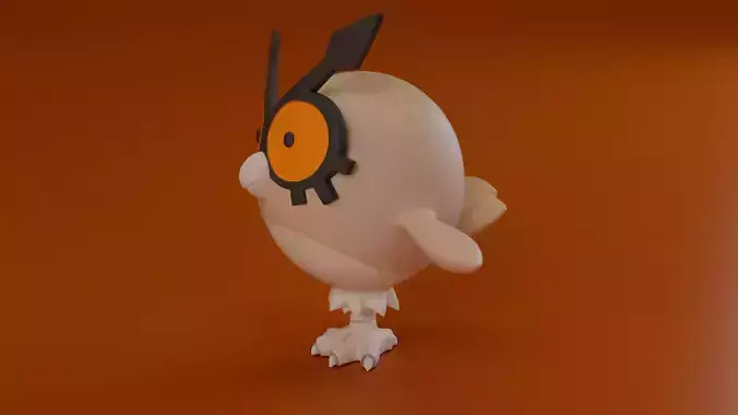 POKEMON HOOTHOOT -  3D Printable Figure - Toy 3D print model