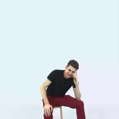 Jayne 02L Summer Cell Phone Sitting Casual Man