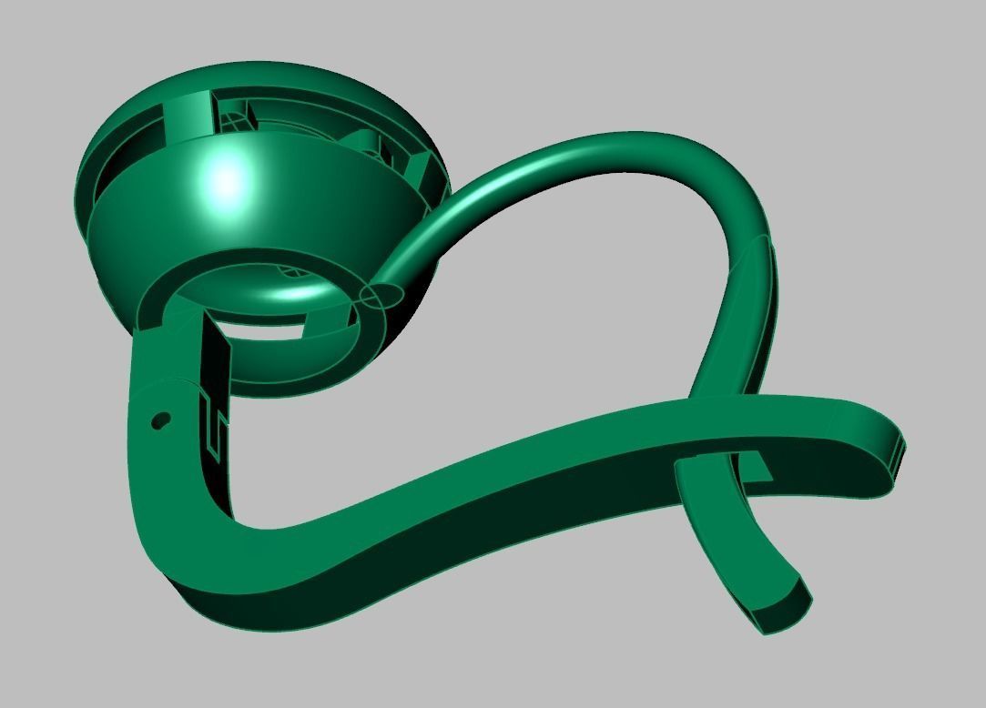 Earring model 0340 3D printable model11 3D print model_10