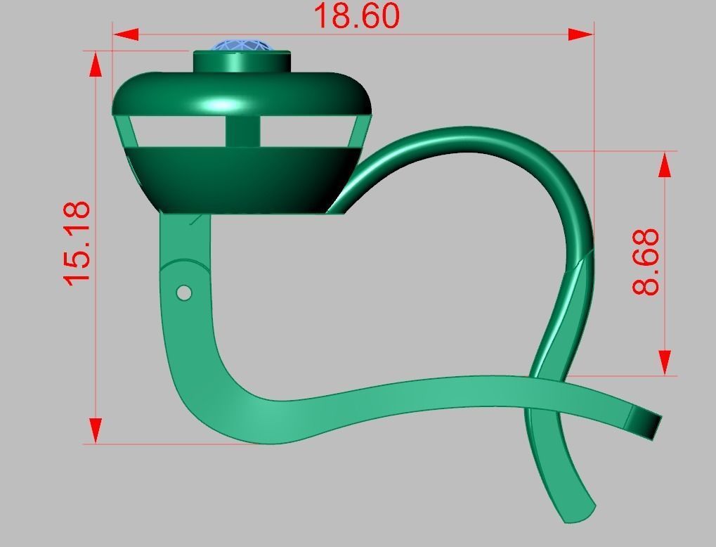 Earring model 0340 3D printable model11 3D print model_8