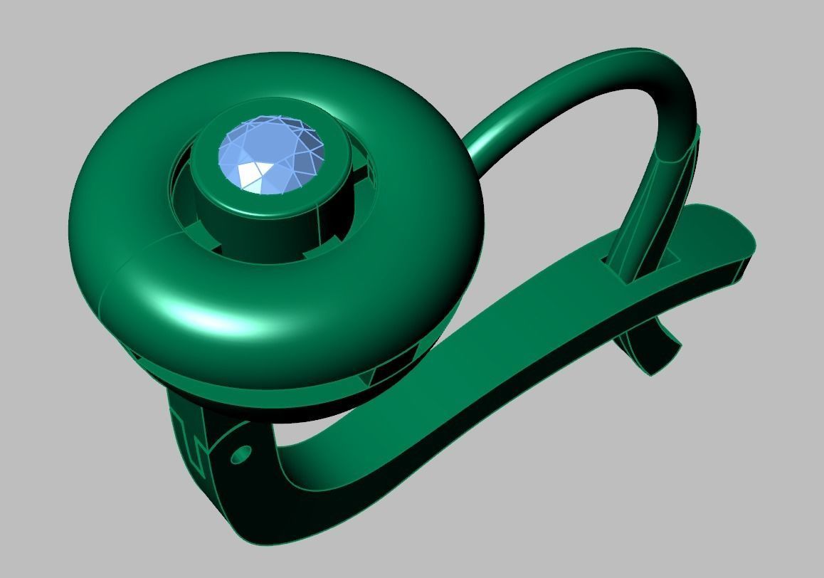 Earring model 0340 3D printable model11 3D print model_9