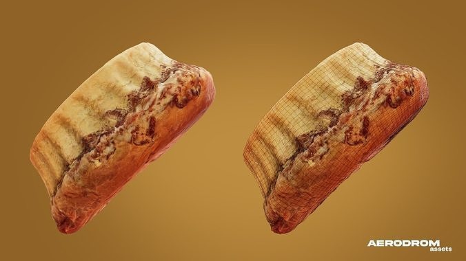 Slovenian Nut Roll - Large 3D model 4