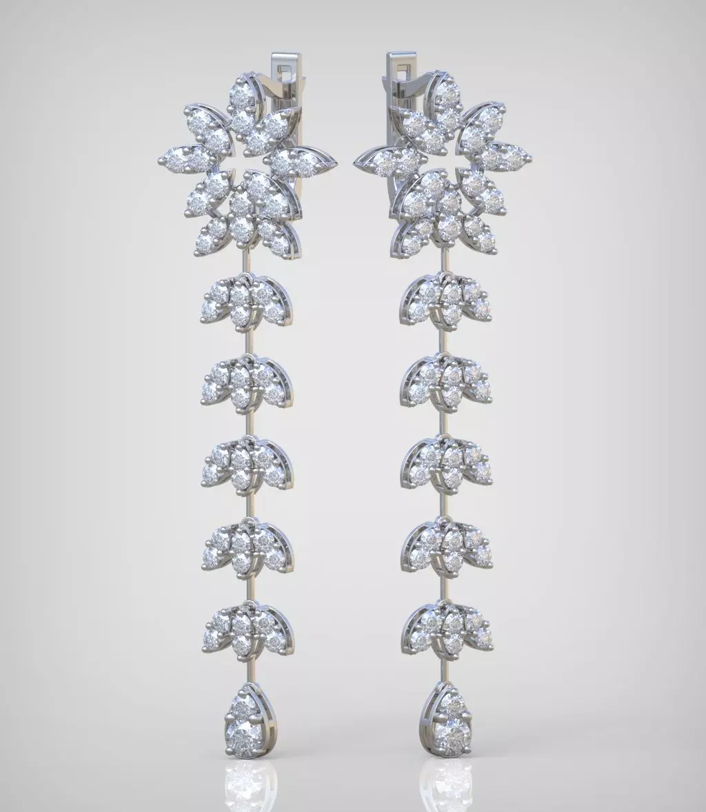 Earring model 0341 3D printable mode9 3D print model