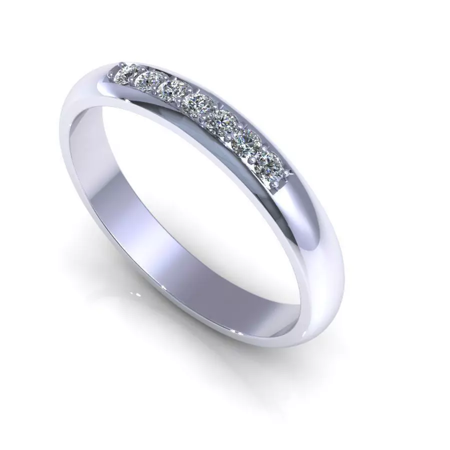 Wedding Band 3D print model_0