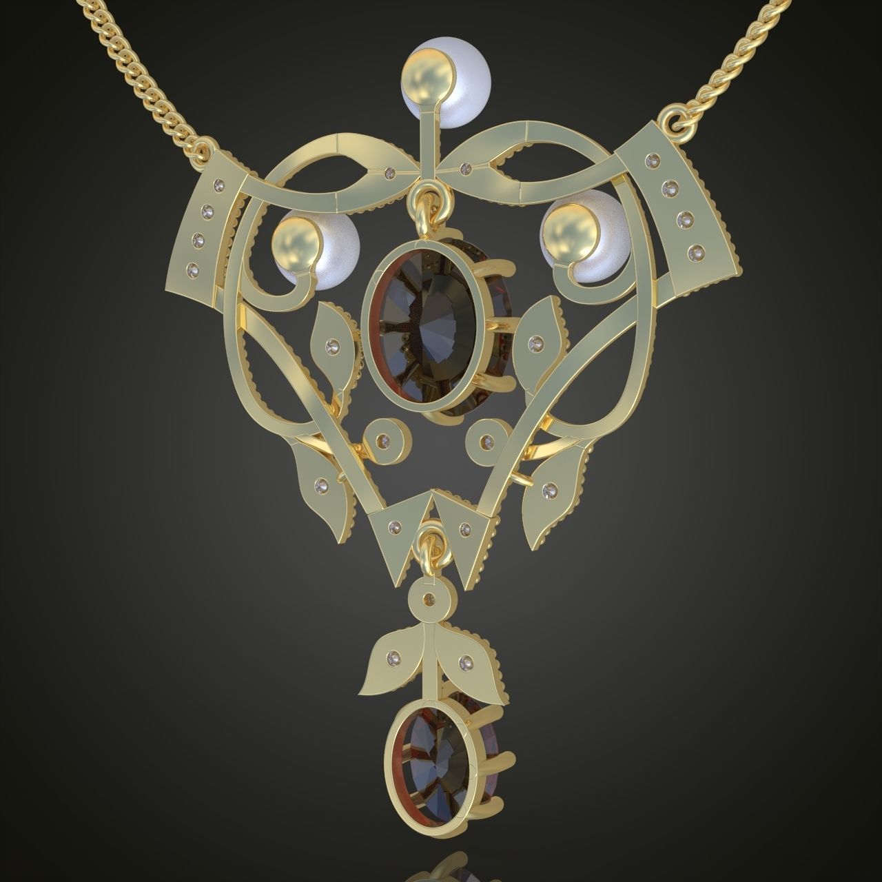 Pendant model 3D 0252 printable model10 3D print model_8