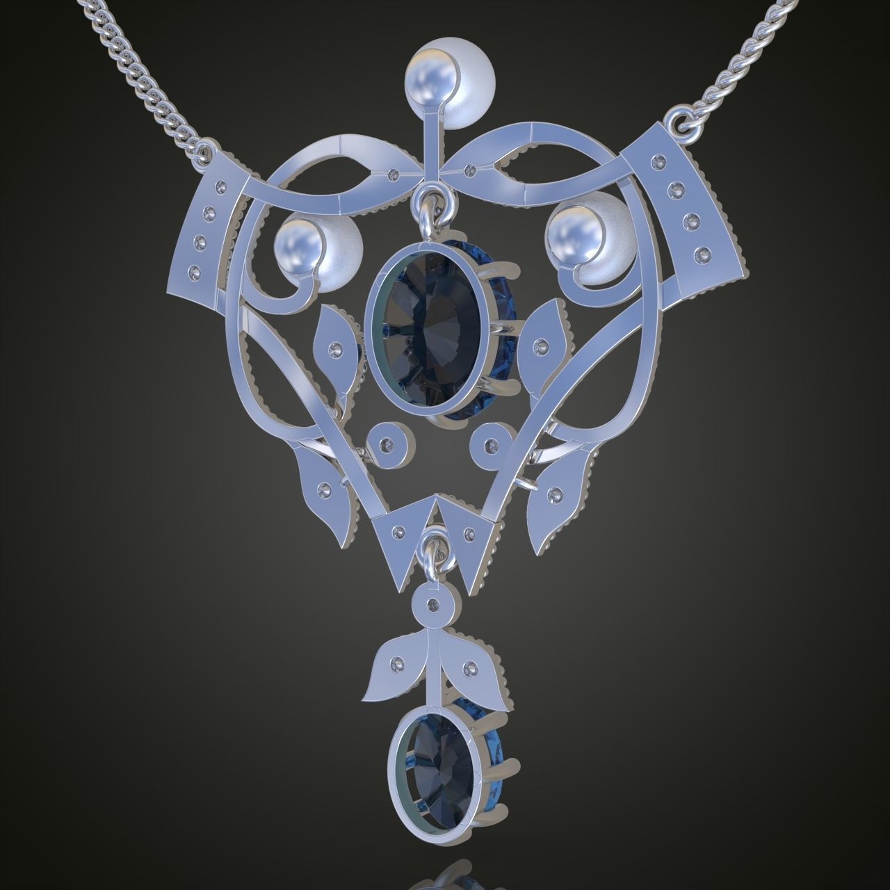 Pendant model 3D 0252 printable model10 3D print model_9