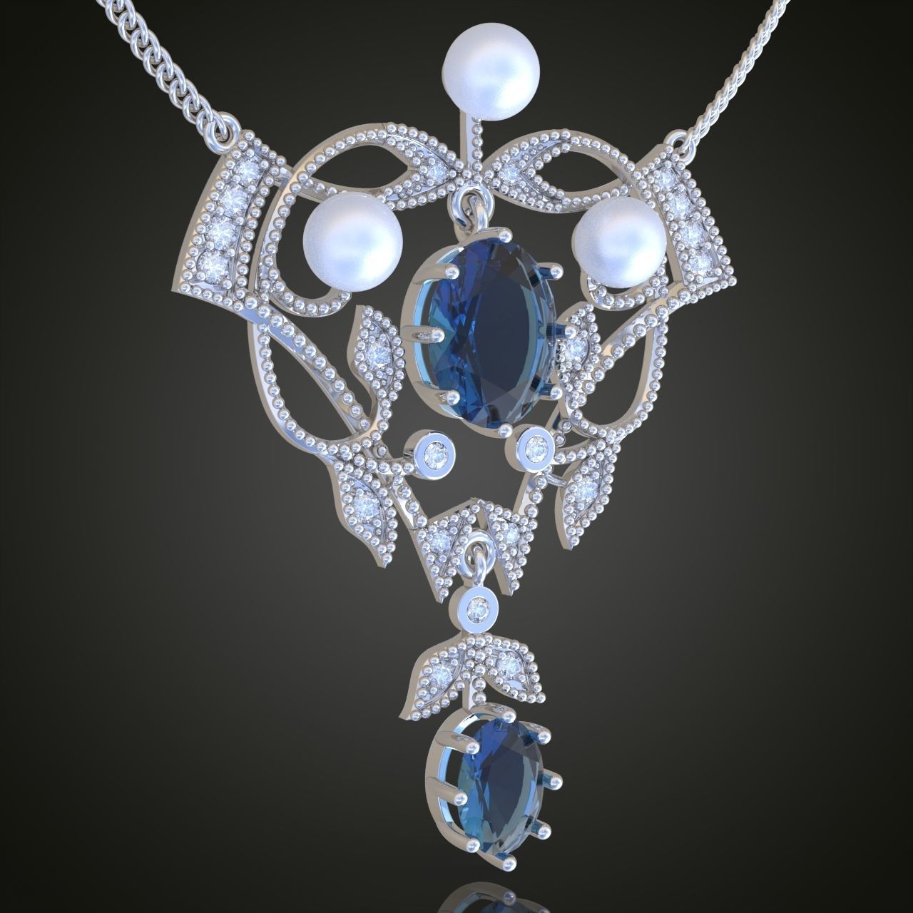 Pendant model 3D 0252 printable model10 3D print model_6