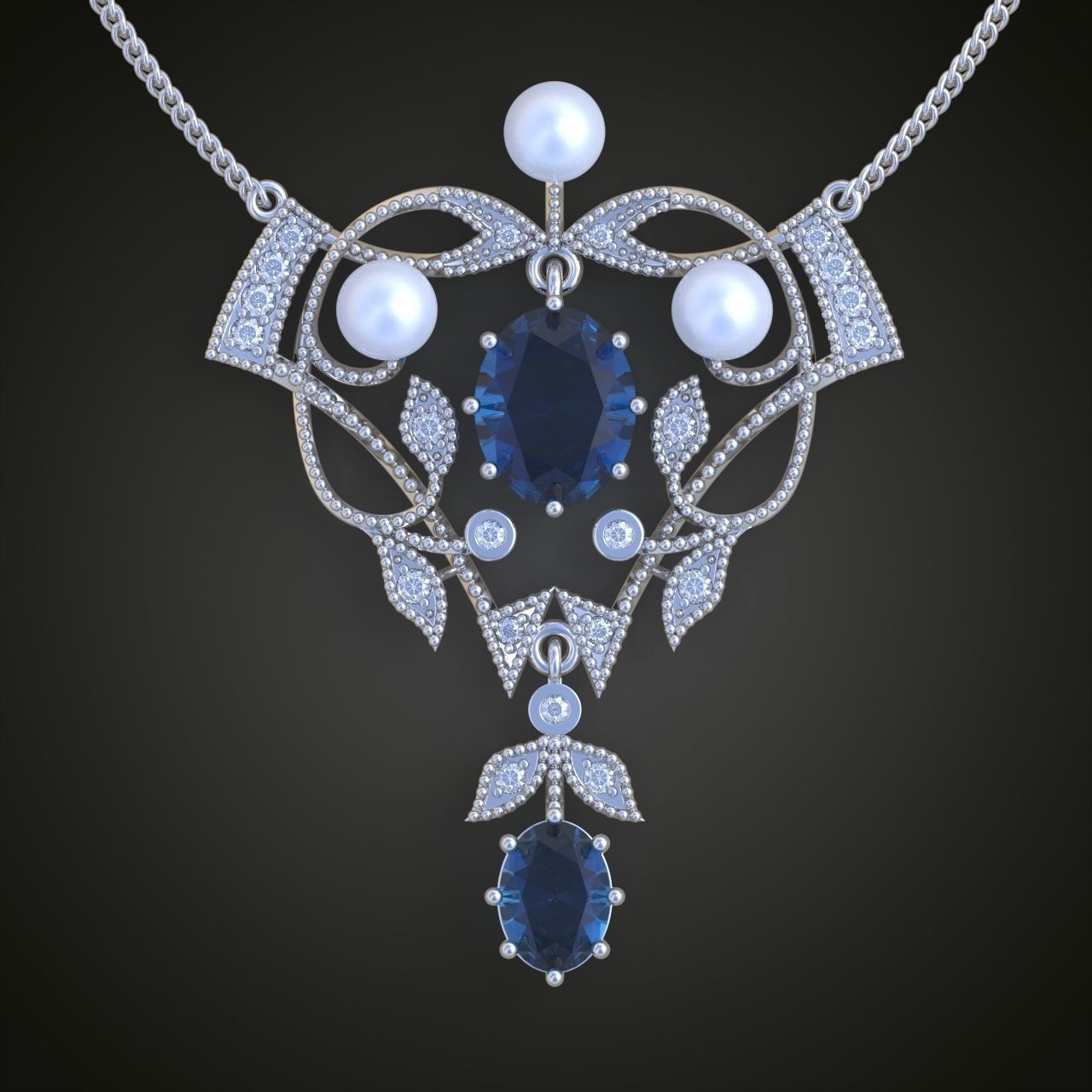 Pendant model 3D 0252 printable model10 3D print model_5