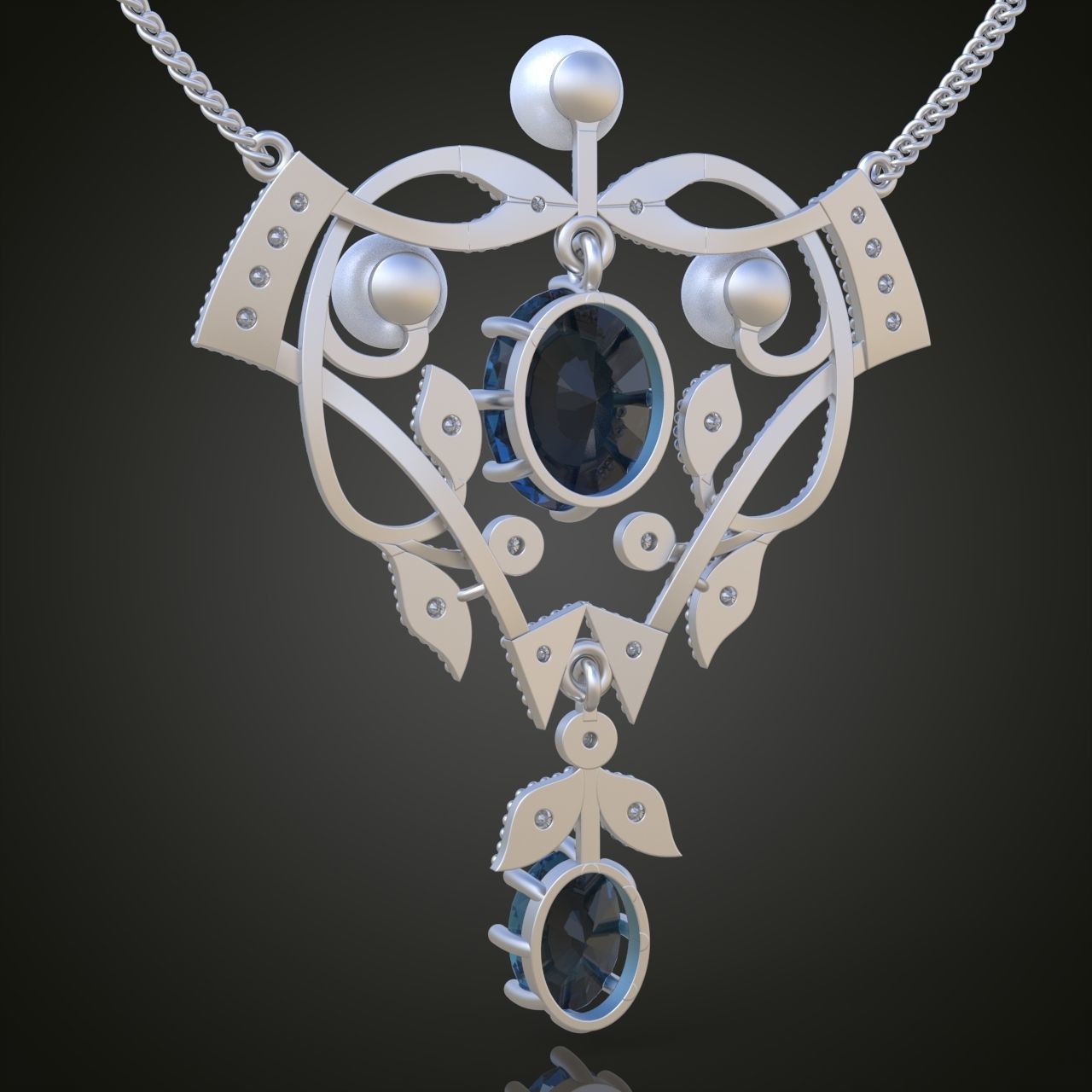 Pendant model 3D 0252 printable model10 3D print model_10