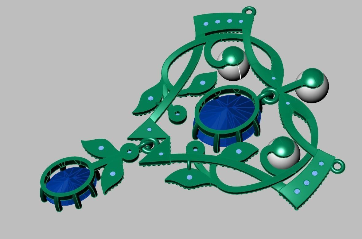 Pendant model 3D 0252 printable model10 3D print model_14