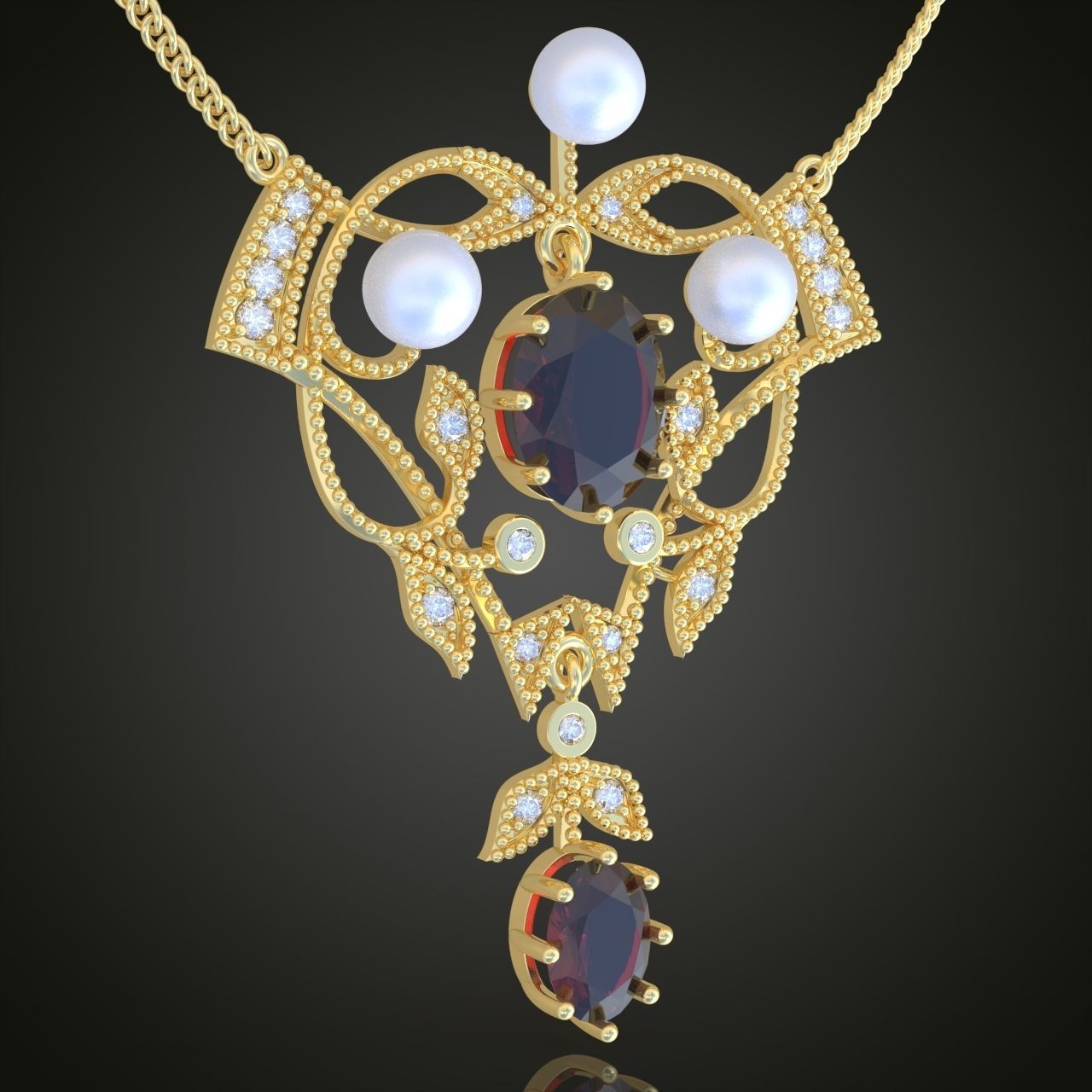 Pendant model 3D 0252 printable model10 3D print model_7