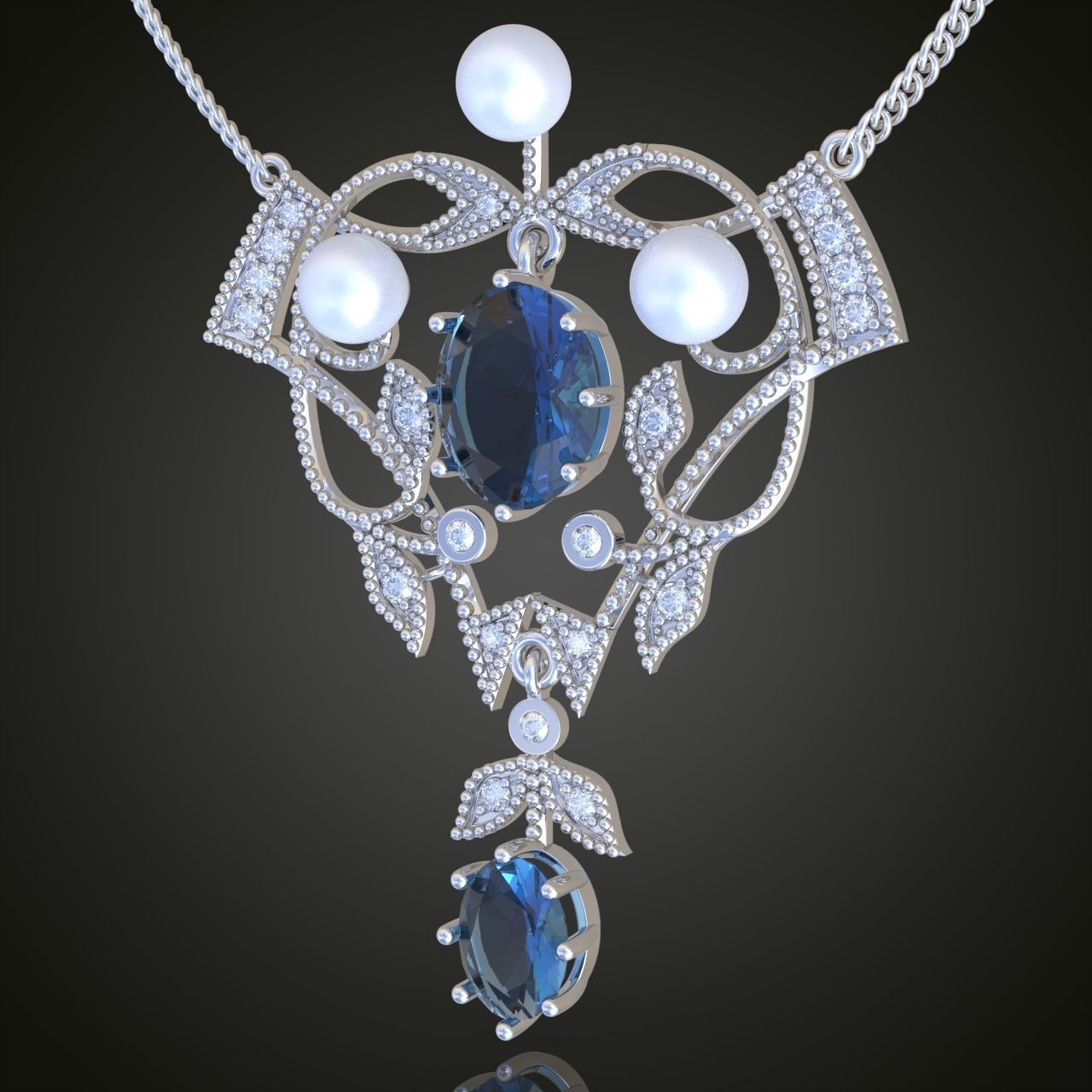 Pendant model 3D 0252 printable model10 3D print model_2