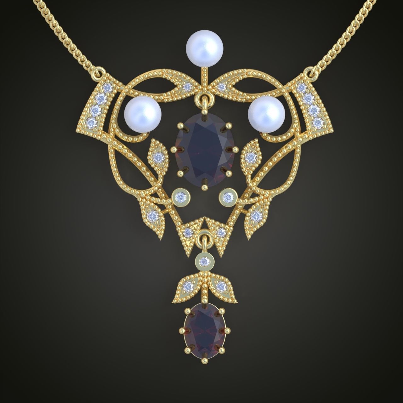 Pendant model 3D 0252 printable model10 3D print model_4