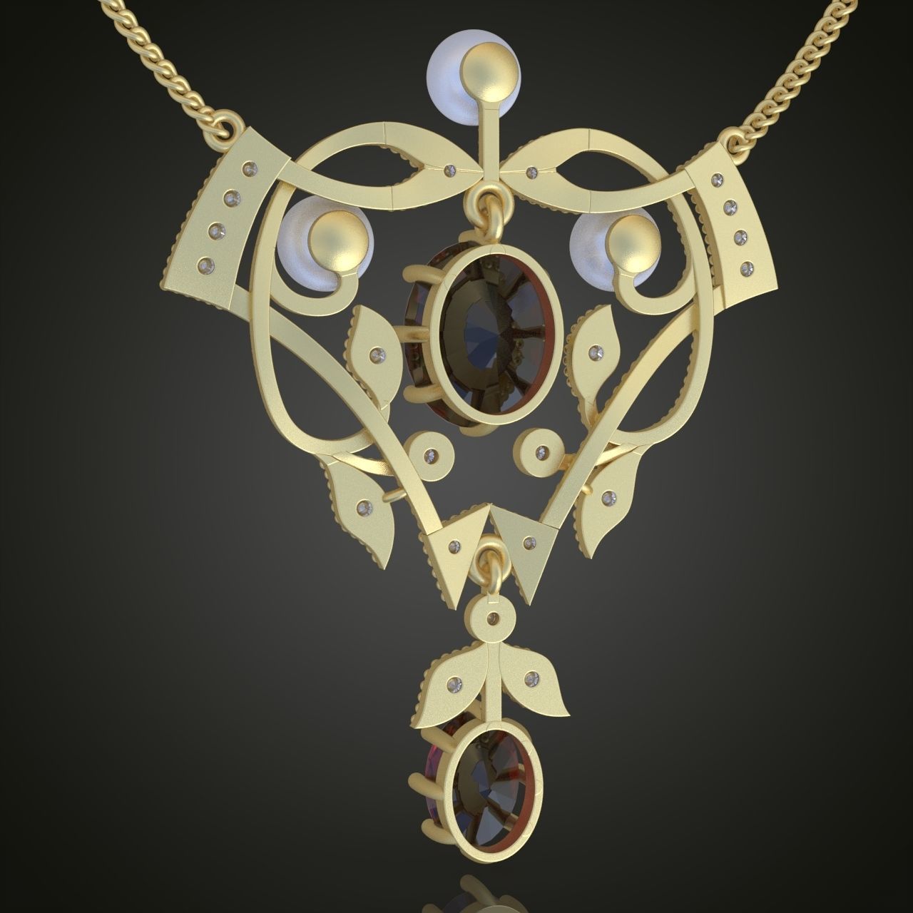 Pendant model 3D 0252 printable model10 3D print model_11