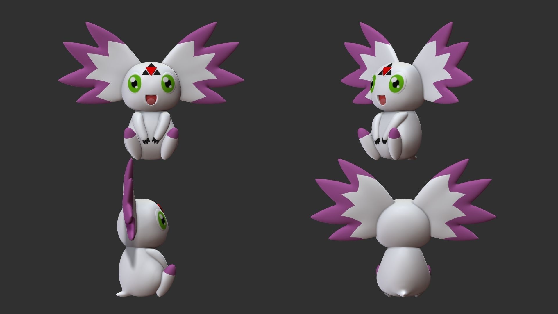 Calumon - Digimon Tamers 3D print model_1