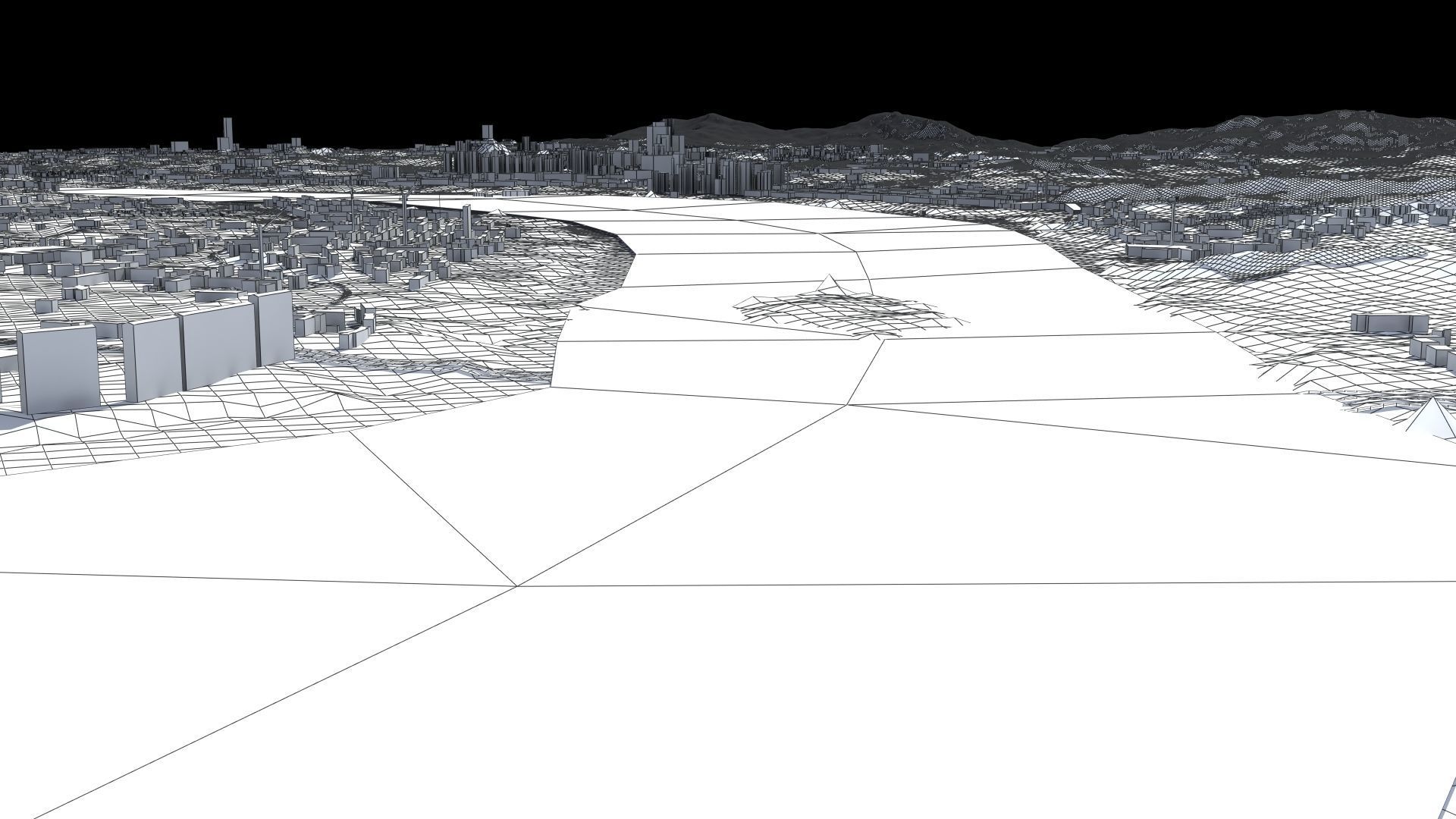 Seoul South Korea Low-poly 3D model_51