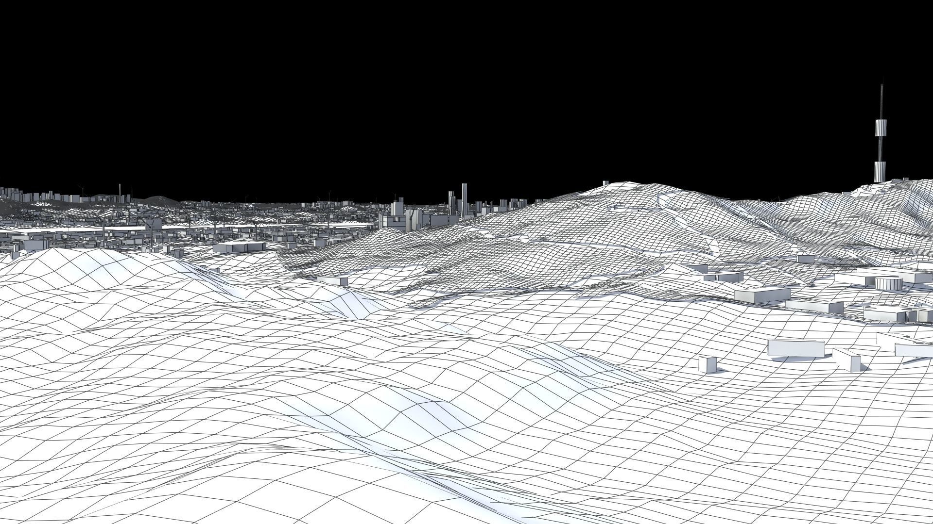 Seoul South Korea Low-poly 3D model_54